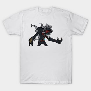 Duke White Raven Angry Cartoon T-Shirt